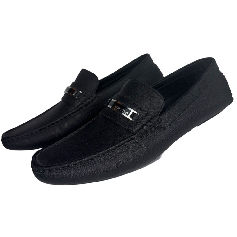 Calvin Klein Size 10.5 Merve Loafers Slip On Shoes Business Casual Black New